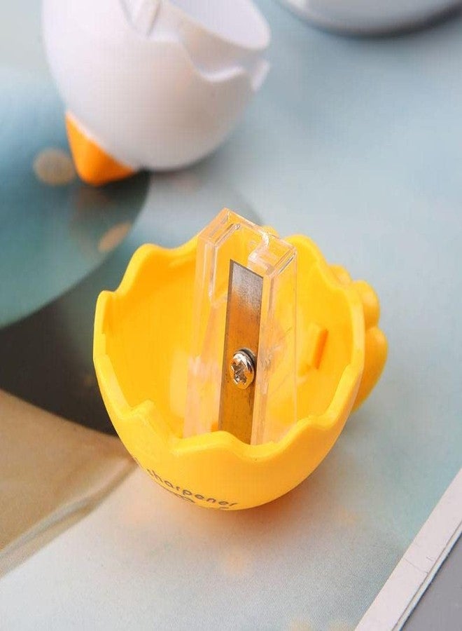 TEMSON Sharpener for Kids - Kawaii Chick Animal Style Pencil Sharpener Hand Mechanical Cutting Tools Stationery/Birthday Return Gift for Kids (CL-215) (Yellow) - Image 3